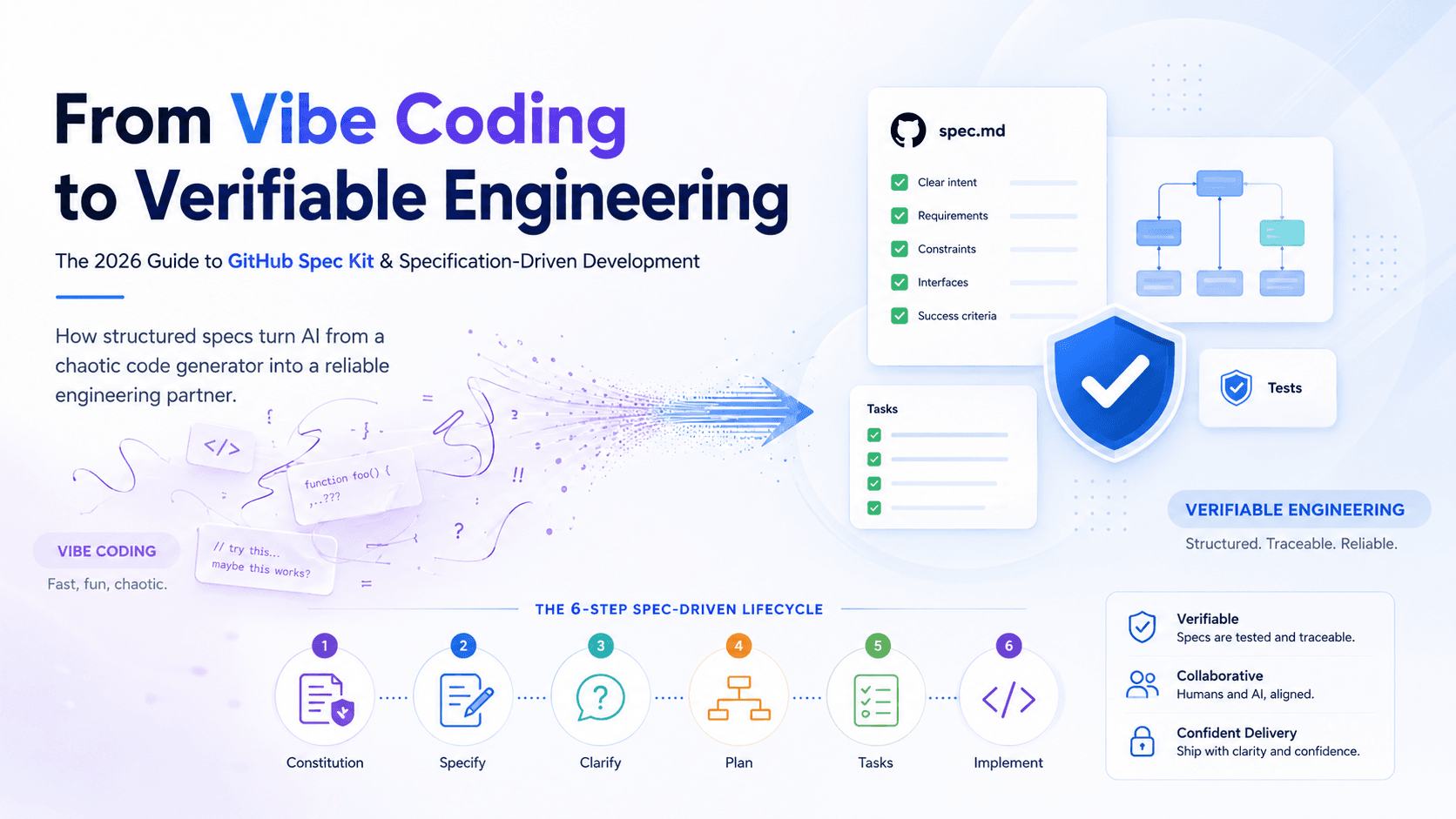 From Vibe Coding to Verifiable Engineering: A Full Article on GitHub Spec Kit and Specification-Driv