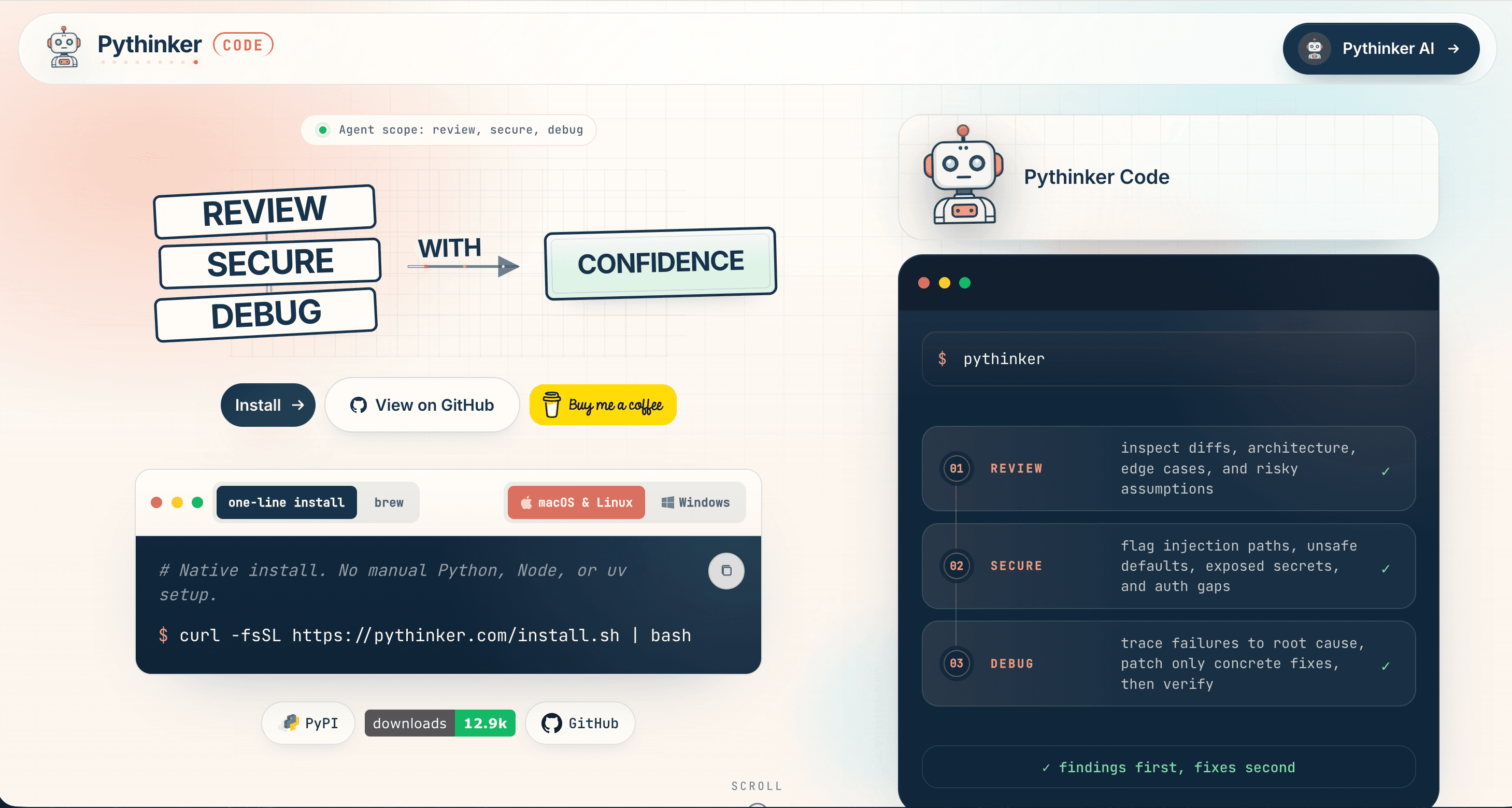 Pythinker Code: The Review-First AI Coding Agent for Serious Developers