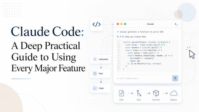 Thumbnail for Claude Code: A Deep Practical Guide to Using Every Major Feature